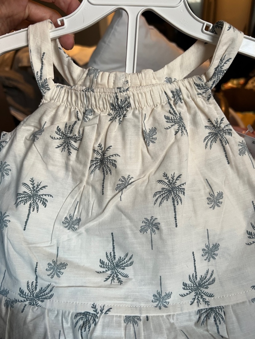 Carter's Cream and Black Baby Top
